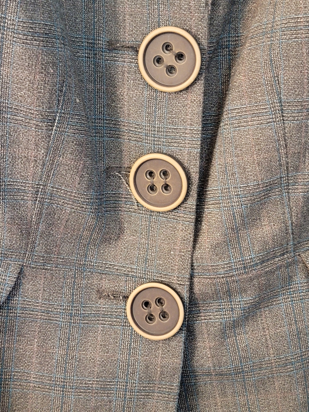 Lane Bryant Brown Plaid Blazer and Pants Set Size 20 - Picture 4 of 16
